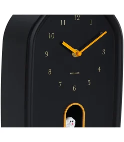 Wandklok Modern Doggy - Zwart - 29.1x20x29.1cm