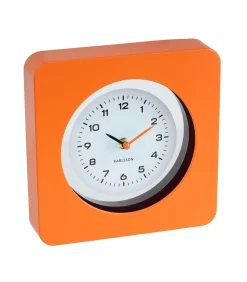 Wandklok New Vintage - Helderoranje - 4.4x22x22cm