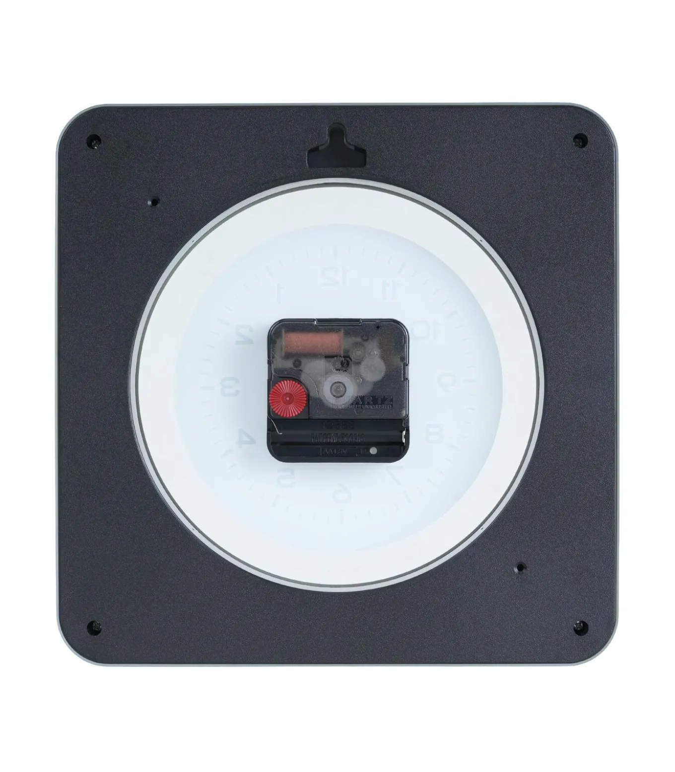 Wandklok New Vintage - Helderoranje - 4.4x22x22cm