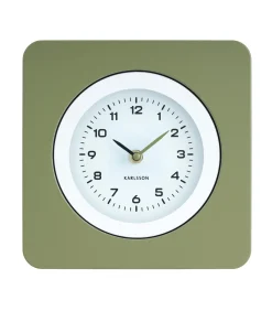 Wandklok New Vintage - Legergroen - 4.4x22x22cm