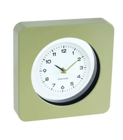 Wandklok New Vintage - Legergroen - 4.4x22x22cm