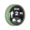 Wandklok Round Flip - Jungle groen - 11x32.6x32.6cm