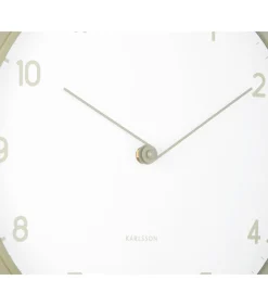 Wandklok Sencillez - Theegroen - Ø30cm