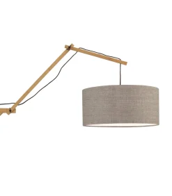 Wandlamp Andes - Bamboe/Taupe - 95x47x55cm