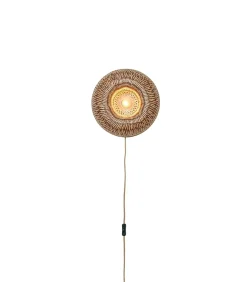 Wandlamp Barbados - Naturel - Ø35cm
