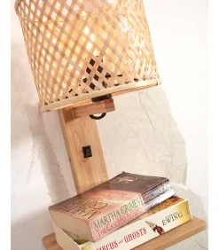 Wandlamp Java - Bamboe - 30x22x52cm