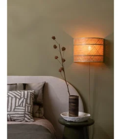 Wandlamp Langkawi - Naturel - Ø32cm