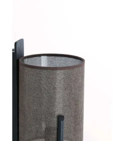 Wandlamp Litto - Mat zwart - 22x18x36cm