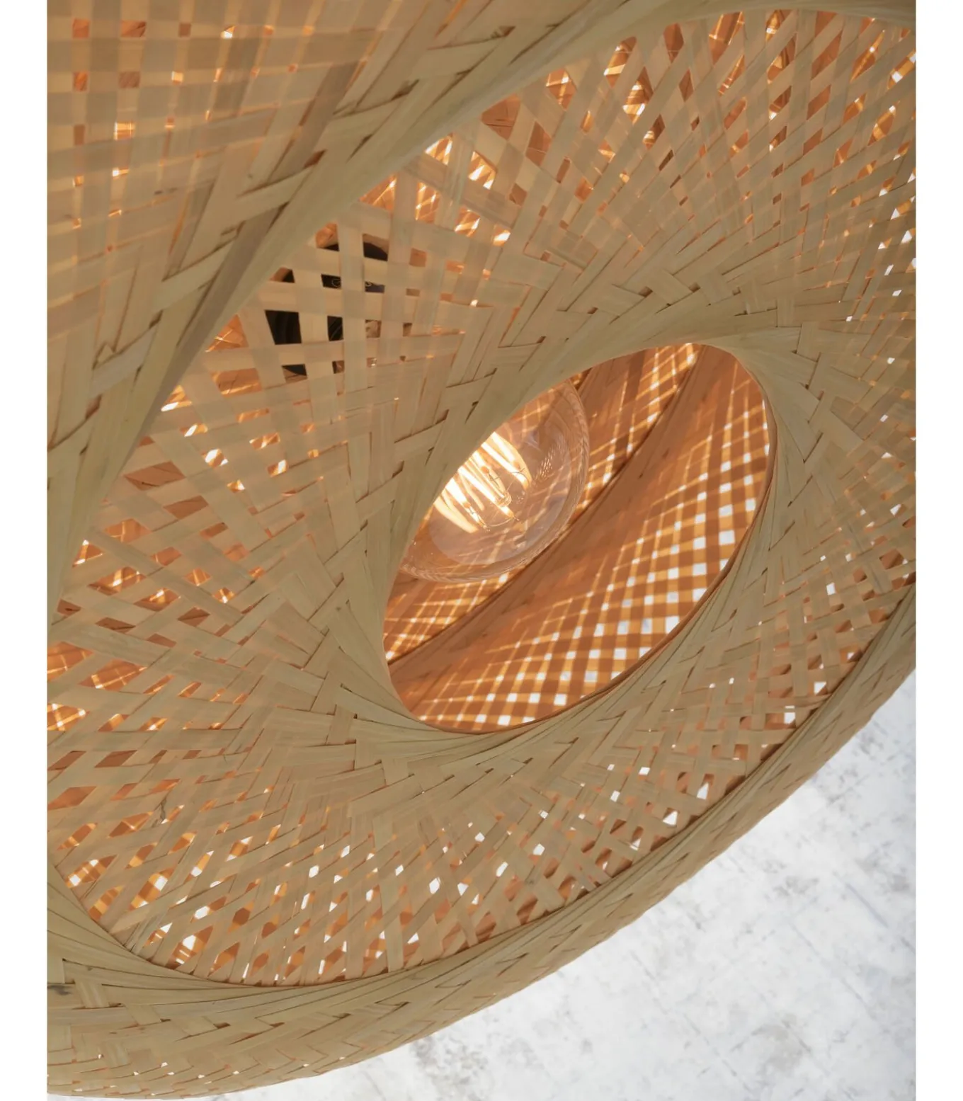 Wandlamp Palawan - Bamboe - 105x60x55cm