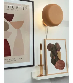 Wandlamp Porto - Oranje - Ø25cm