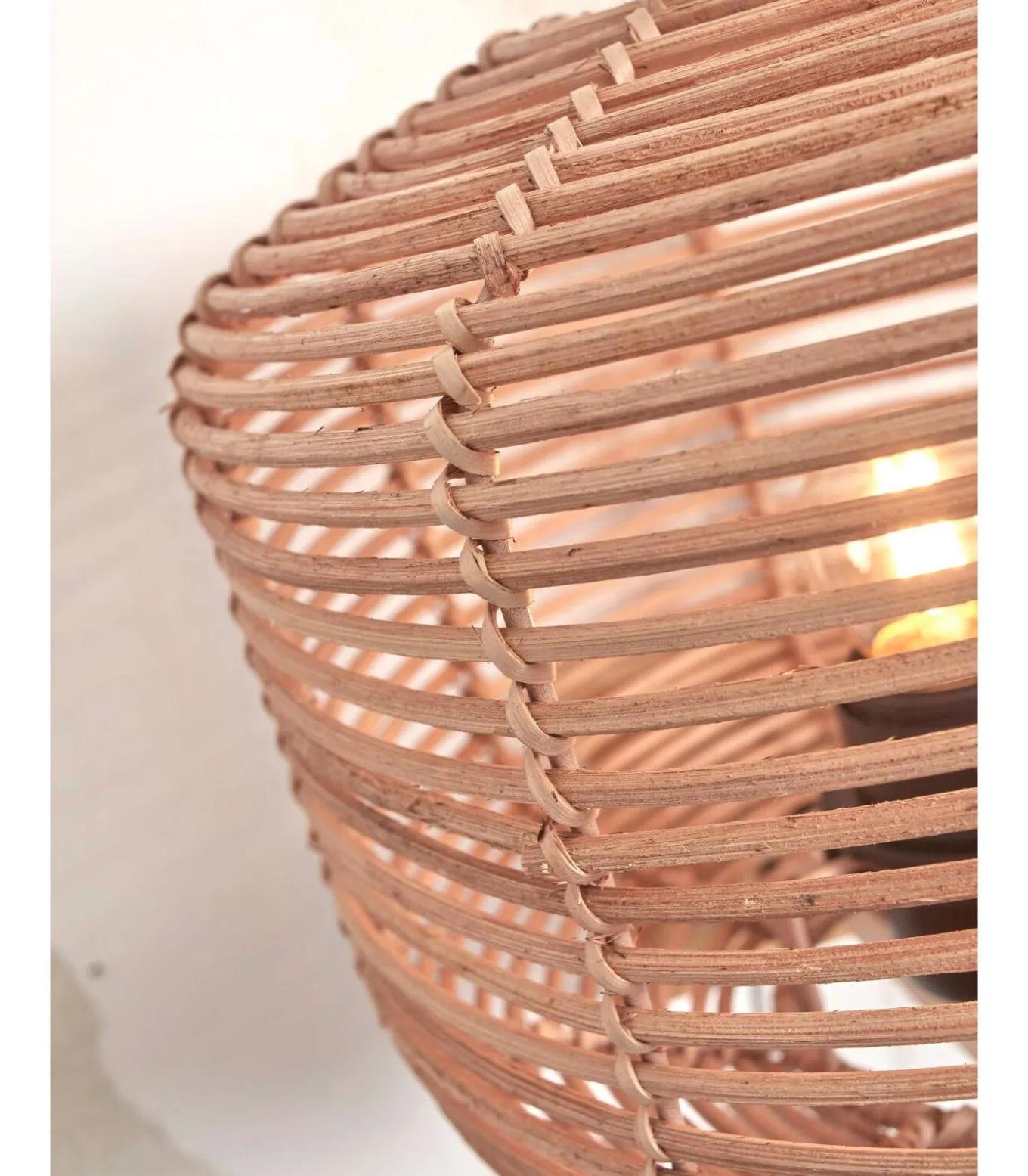 Wandlamp Tanami - Rotan - Ø25cm