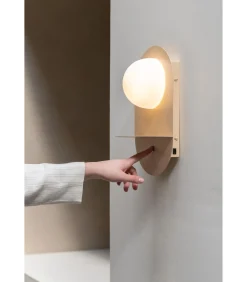 Wandlamp Tokyo - Beige - 14x20x34cm