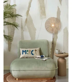 Wandlamp Zanzibar - Rotan Wit - Ø40cm