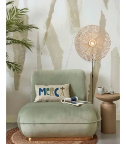 Wandlamp Zanzibar - Rotan Wit - Ø55cm