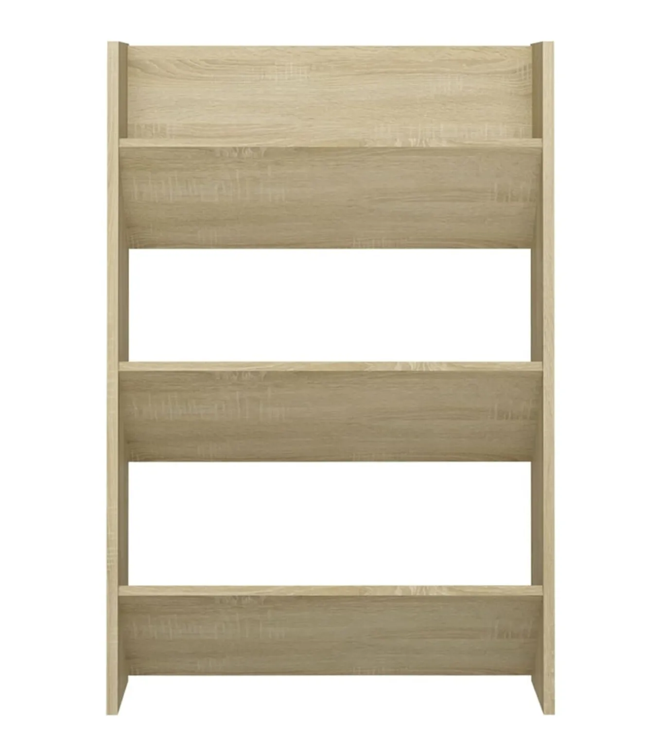 Wandschoenenkast 60x18x90 cm spaanplaat sonoma eikenkleurig