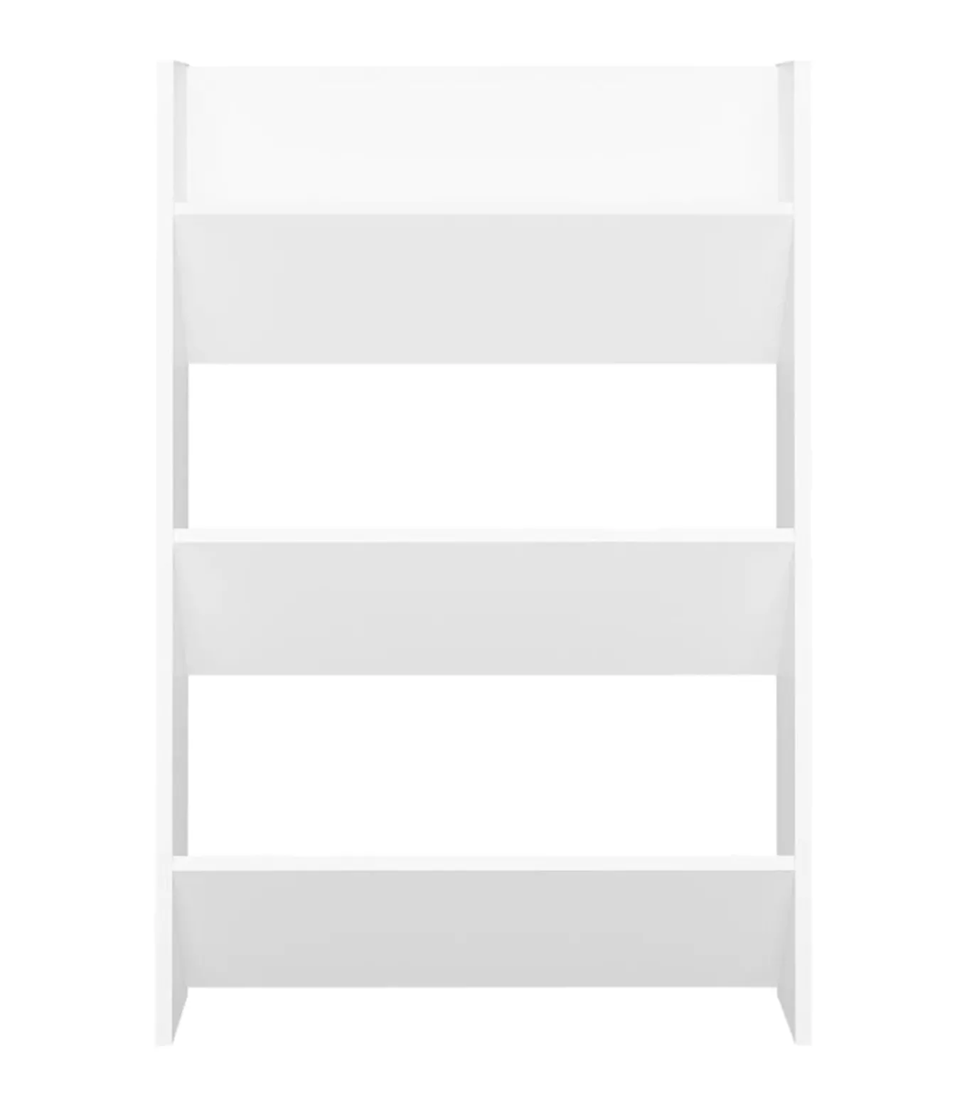 Wandschoenenkast 60x18x90 cm spaanplaat wit