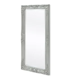 Wandspiegel Barok 100 x 50 cm zilver