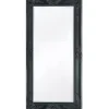 Wandspiegel Barok 100 x 50 cm zwart