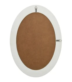 Wandspiegel barok stijl 50x70 cm wit