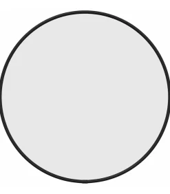 Wandspiegel rond Ø40 cm zwart