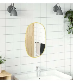 Wandspiegel 60x40 cm goudkleurig