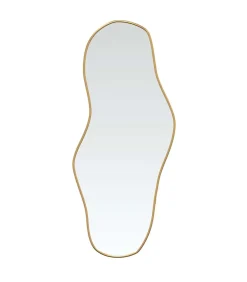 Wandspiegel 80x35 cm goudkleurig