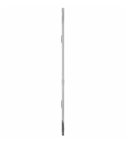 Wandspiegel 40x15 cm ovaal zilverkleurig