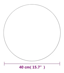 Wandspiegels 2 st rond 40 cm glas