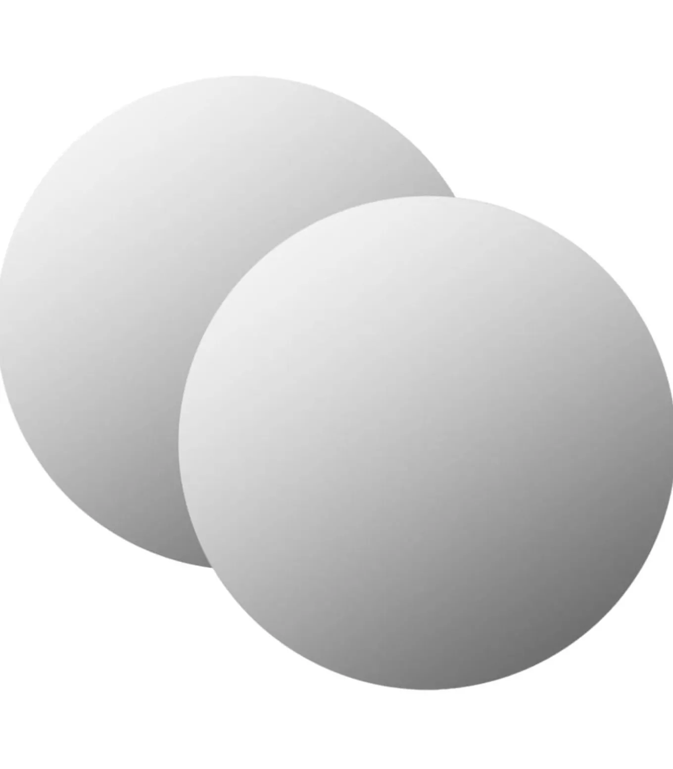 Wandspiegels 2 st rond 60 cm glas