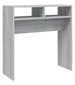 Wandtafel 78x30x80 cm bewerkt hout grijs sonoma eikenkleurig