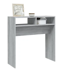 Wandtafel 78x30x80 cm bewerkt hout grijs sonoma eikenkleurig