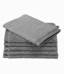 Washandjes Contessa Steel Gray 16 x 21 cm - 6 st.