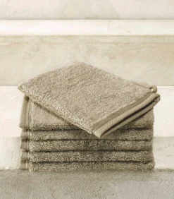 Washandjes Contessa Taupe 16 x 21 cm - 6 st.
