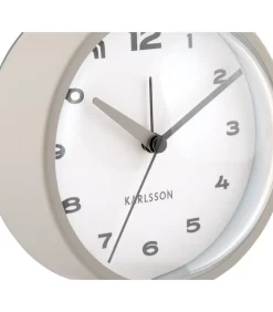 Wekker Brisk Dome - Donkergrijs - 6.5x11x13.8cm