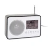 Wekker Fm Radio - Zwart - 19.2x6.6x12.5cm