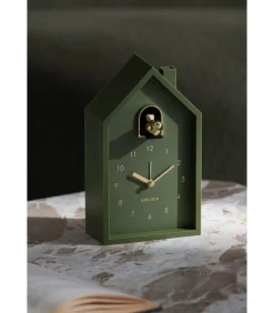 Wekker Modern Cuckoo Oro - Groen - 15x11.5x20cm