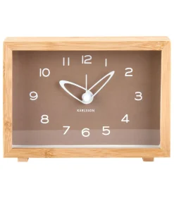 Wekker Tipico - Bruin - 19x19x13.8cm