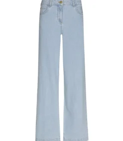 Wijde lichtblauwe jeans