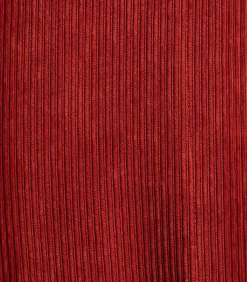 Wikkelrok van ribfluweel terracotta