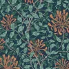 William Morris at Home Vliesbehang - Honeysuckle Tidewater Blue - 1000x52