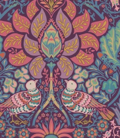 William Morris at Home Vliesbehang - Dove & Rose Carnival - 1000x52