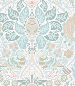 William Morris at Home Vliesbehang - Dove & Rose Haze - 1000x52
