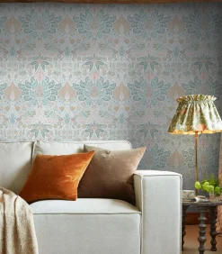 William Morris at Home Vliesbehang - Dove & Rose Haze - 1000x52