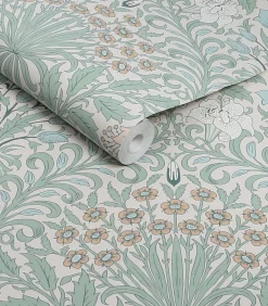 William Morris at Home Vliesbehang - Garden Cottage Blues - 1000x52
