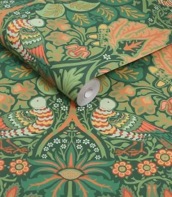 William Morris at Home Vliesbehang - Dove & Rose Woodland - 1000x52