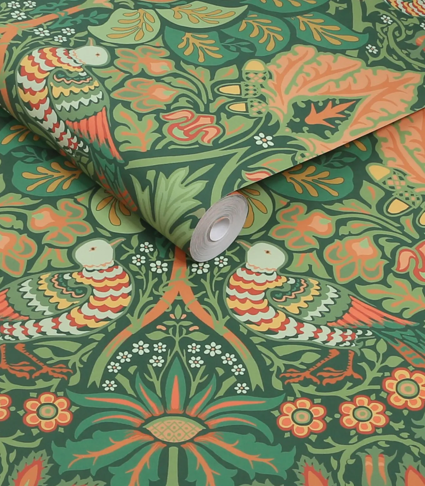 William Morris at Home Vliesbehang - Dove & Rose Woodland - 1000x52