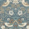 William Morris at Home Vliesbehang - Strawberry Thief Washed Blue - 1000x52