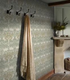 William Morris at Home Vliesbehang - Brother Rabbit Sage - 1000x52