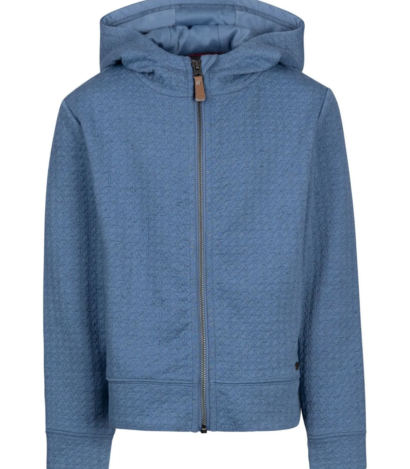 WINNIE - Trui met kap Met Volledige Ritssluiting - Donkerblauw