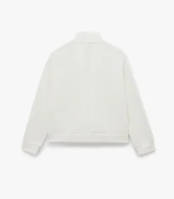 Wit Sweatshirt Lange Mouwen Rits